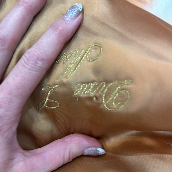 Stunning  Red and White Fox & Canadian Mink Fur Full Length Coat - Picture 4 of 5